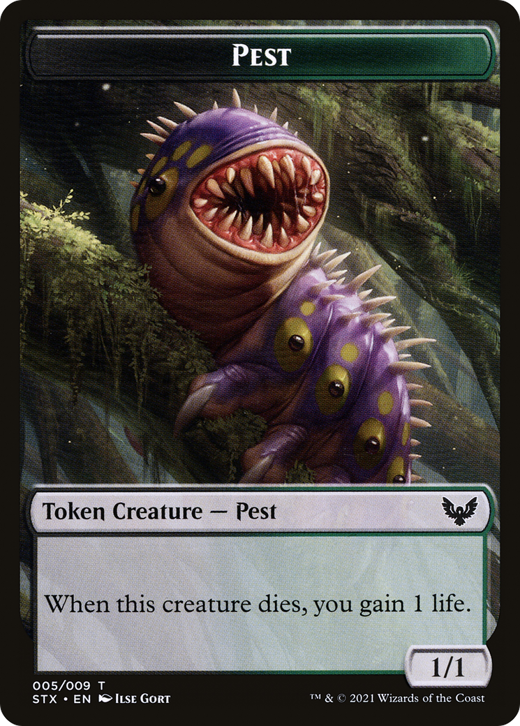 Pest // Lukka, Wayward Bonder Emblem Double-Sided Token [Secret Lair: From Cute to Brute Tokens] | Rook's Games and More