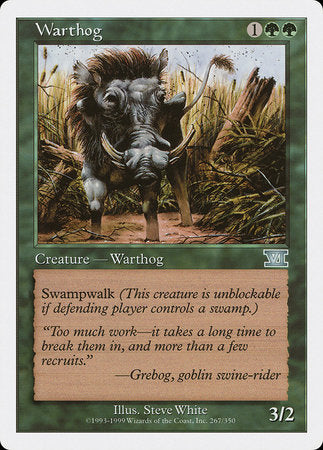 Warthog [Classic Sixth Edition] | Rook's Games and More