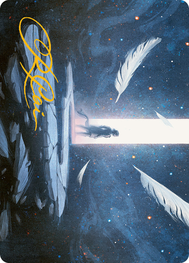 Moment of Truth Art Card (Gold-Stamped Signature) [March of the Machine Art Series] | Rook's Games and More