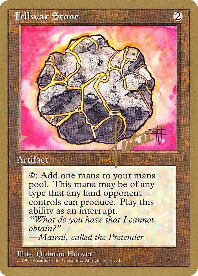 Fellwar Stone (Bertrand Lestree) [Pro Tour Collector Set] | Rook's Games and More