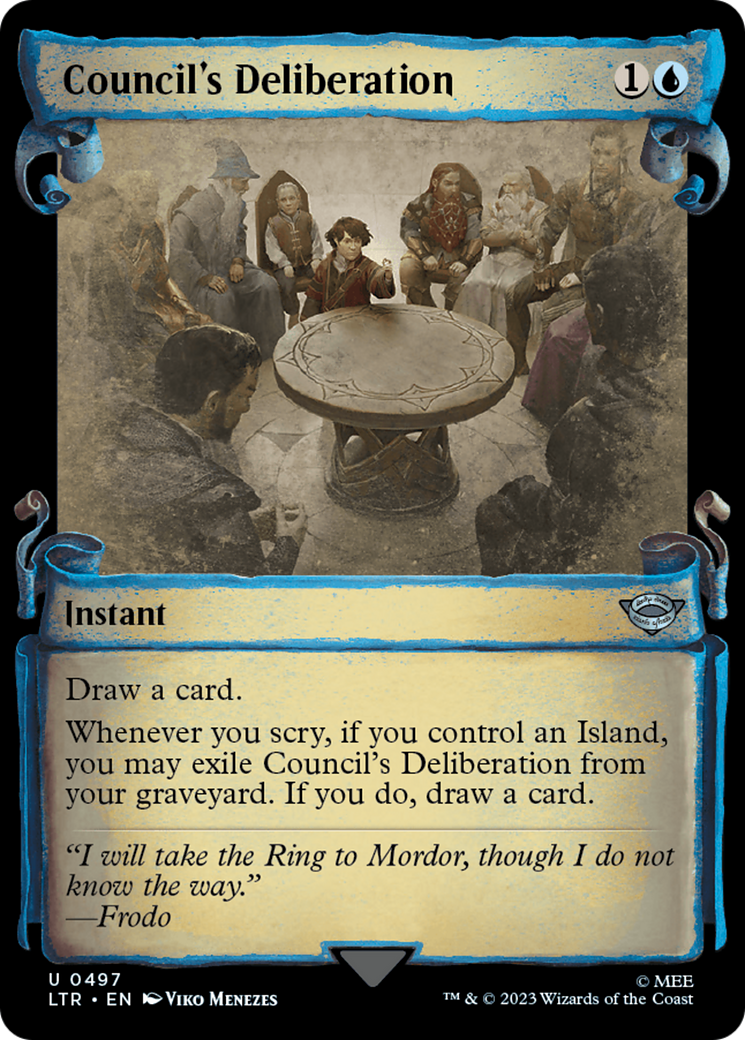 Council's Deliberation [The Lord of the Rings: Tales of Middle-Earth Showcase Scrolls] | Rook's Games and More