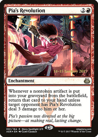 Pia's Revolution [Aether Revolt Promos] | Rook's Games and More