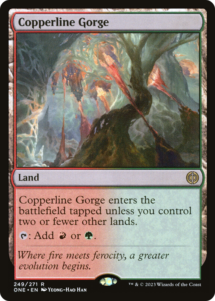Copperline Gorge [Phyrexia: All Will Be One] | Rook's Games and More