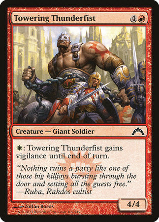 Towering Thunderfist [Gatecrash] | Rook's Games and More