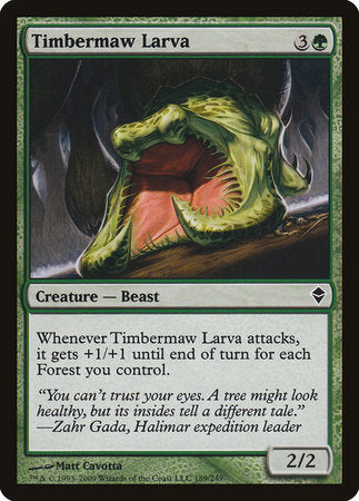 Timbermaw Larva [Zendikar] | Rook's Games and More