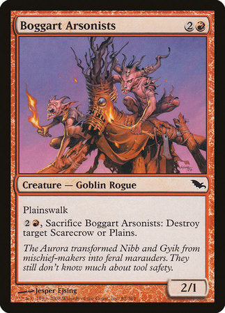 Boggart Arsonists [Shadowmoor] | Rook's Games and More
