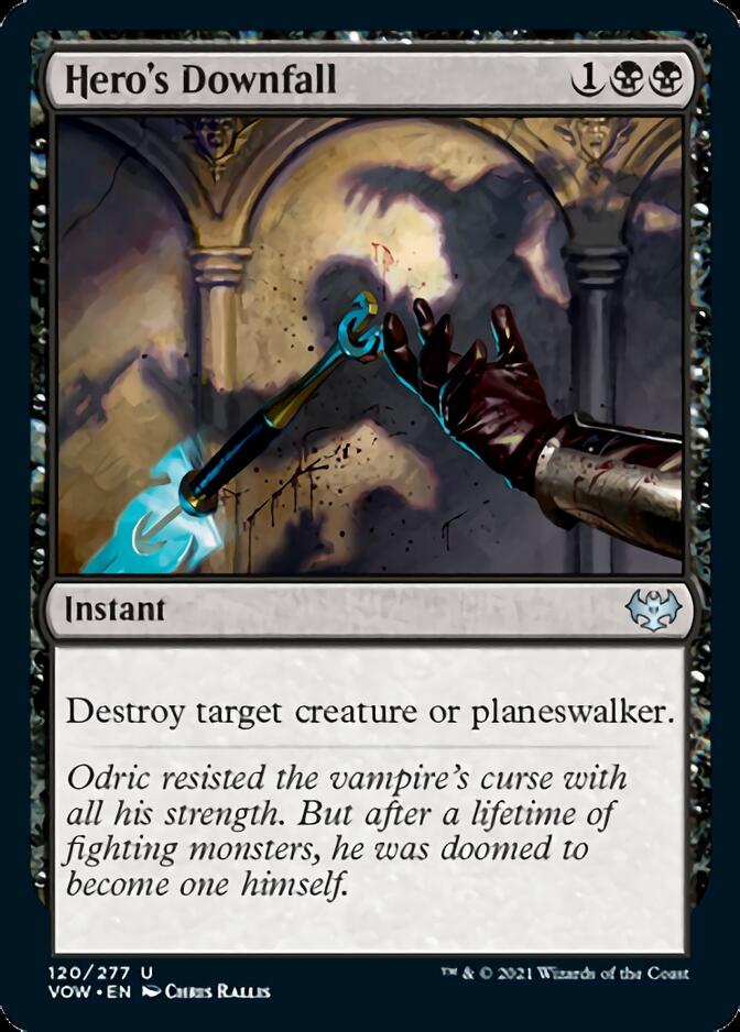 Hero's Downfall [Innistrad: Crimson Vow] | Rook's Games and More