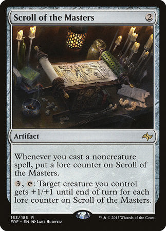 Scroll of the Masters [Fate Reforged] | Rook's Games and More