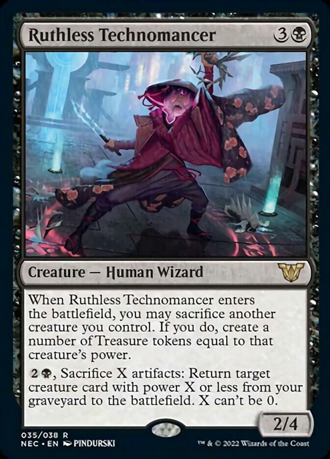 Ruthless Technomancer [Kamigawa: Neon Dynasty Commander] | Rook's Games and More