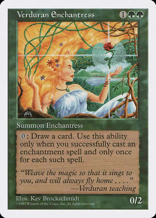 Verduran Enchantress [Fifth Edition] | Rook's Games and More