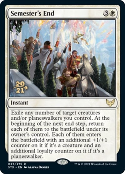 Semester's End [Strixhaven: School of Mages Prerelease Promos] | Rook's Games and More