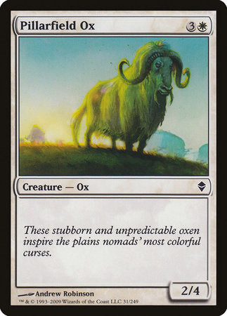 Pillarfield Ox [Zendikar] | Rook's Games and More