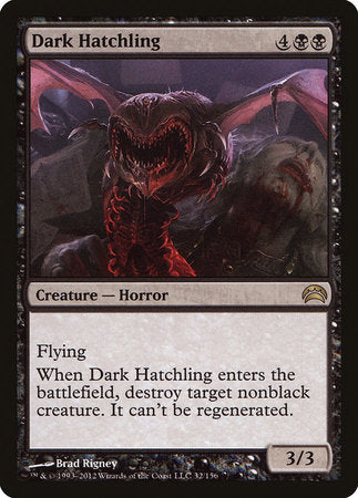 Dark Hatchling [Planechase 2012] | Rook's Games and More