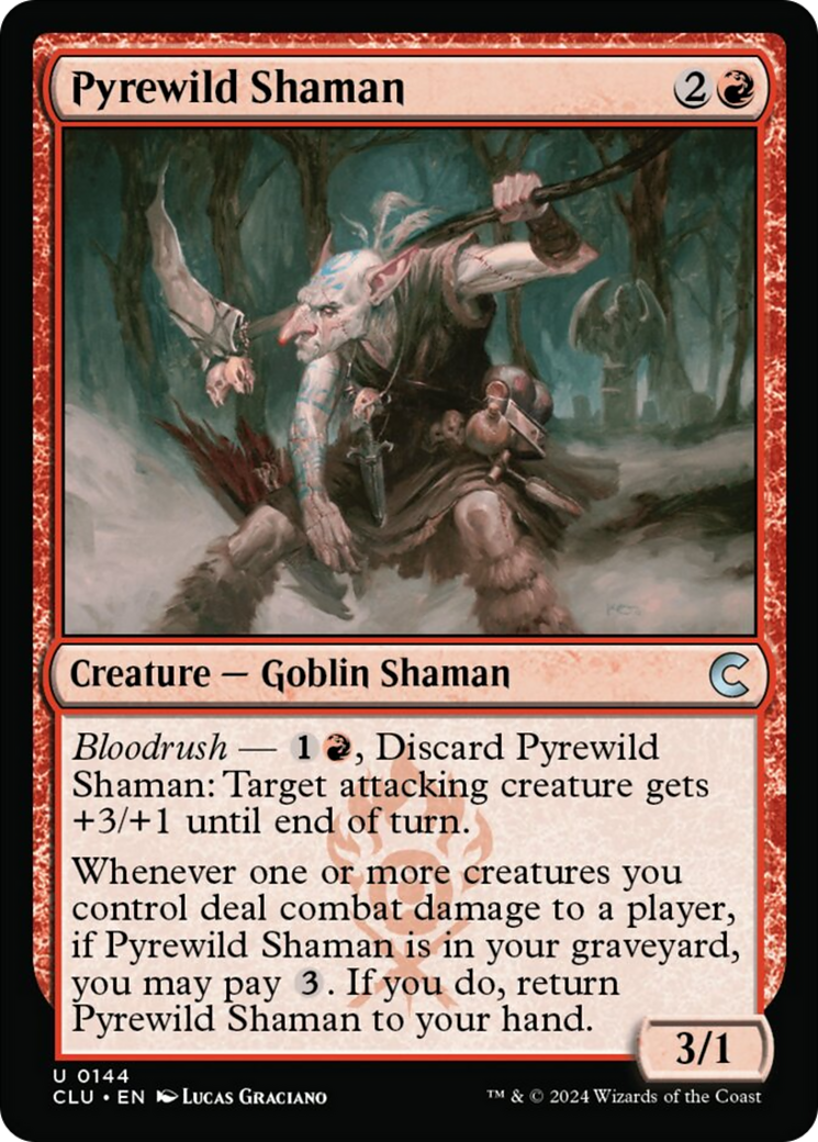 Pyrewild Shaman [Ravnica: Clue Edition] | Rook's Games and More