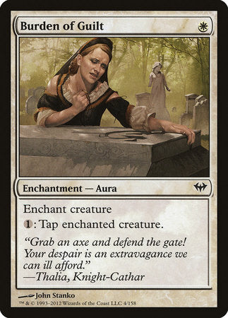 Burden of Guilt [Dark Ascension] | Rook's Games and More
