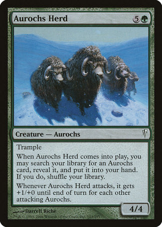 Aurochs Herd [Coldsnap] | Rook's Games and More