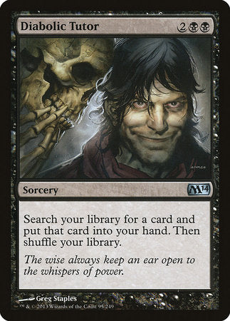 Diabolic Tutor [Magic 2014] | Rook's Games and More