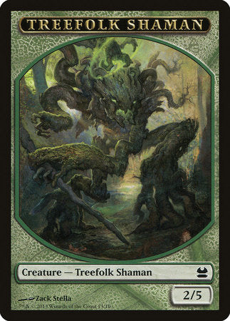 Treefolk Shaman Token [Modern Masters Tokens] | Rook's Games and More