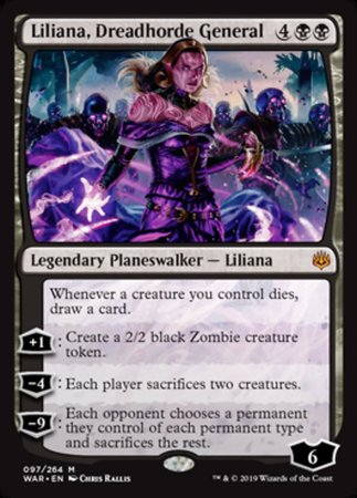 Liliana, Dreadhorde General [War of the Spark] | Rook's Games and More
