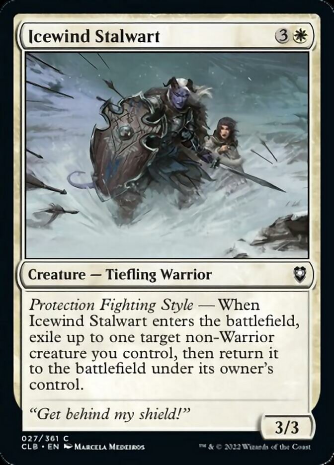 Icewind Stalwart [Commander Legends: Battle for Baldur's Gate] | Rook's Games and More