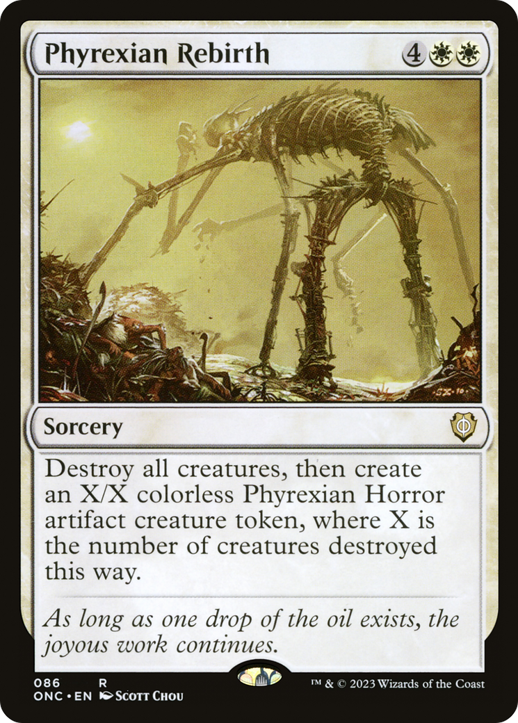 Phyrexian Rebirth [Phyrexia: All Will Be One Commander] | Rook's Games and More