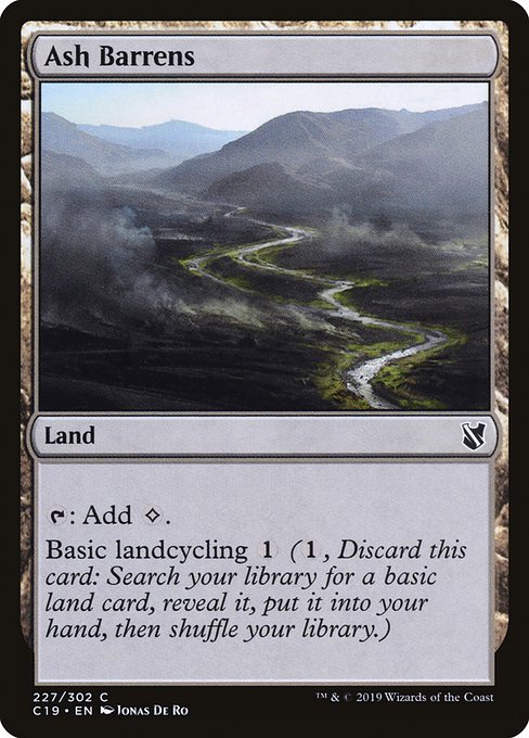 Ash Barrens [Commander 2019] | Rook's Games and More