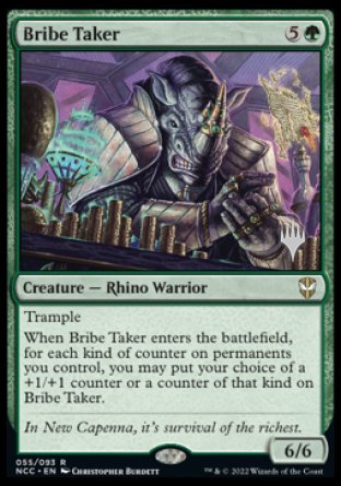 Bribe Taker (Promo Pack) [Streets of New Capenna Commander Promos] | Rook's Games and More