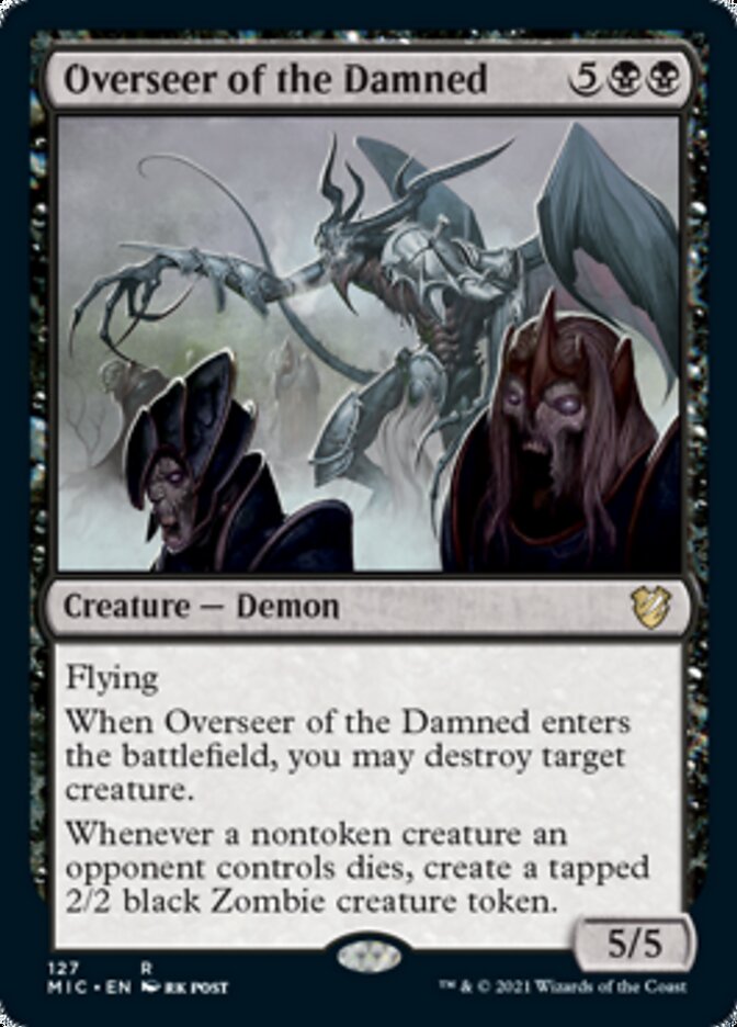 Overseer of the Damned [Innistrad: Midnight Hunt Commander] | Rook's Games and More