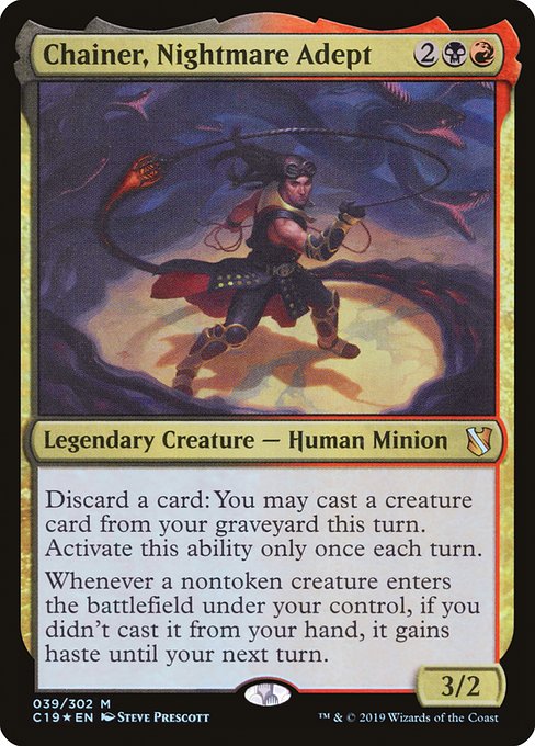 Chainer, Nightmare Adept [Commander 2019] | Rook's Games and More