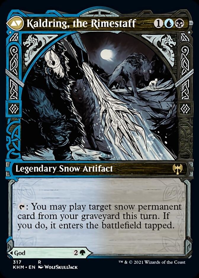 Jorn, God of Winter // Kaldring, the Rimestaff (Showcase) [Kaldheim] | Rook's Games and More