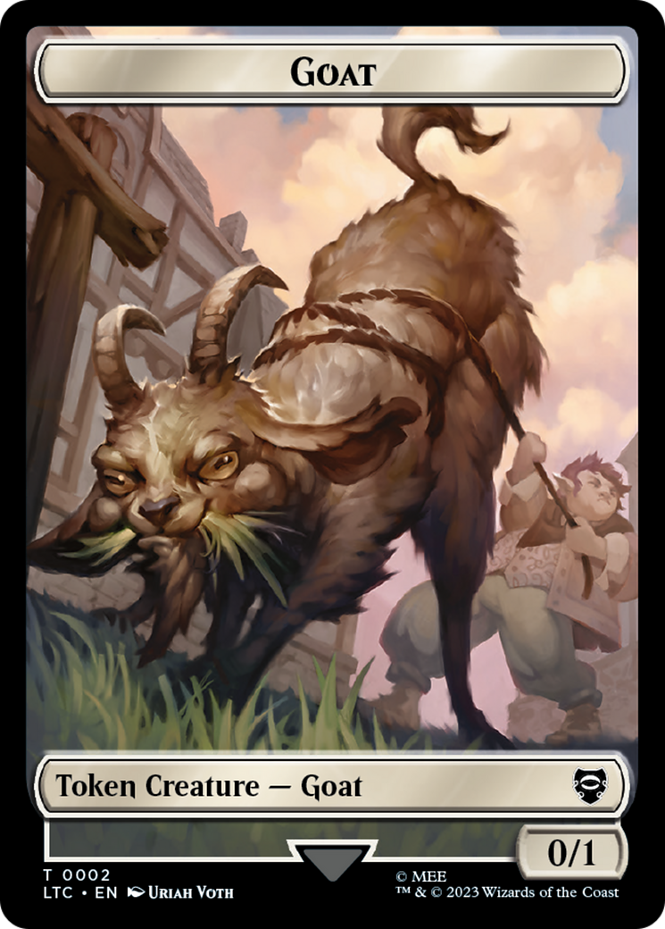 Bird // Goat Token [The Lord of the Rings: Tales of Middle-Earth Commander Tokens] | Rook's Games and More