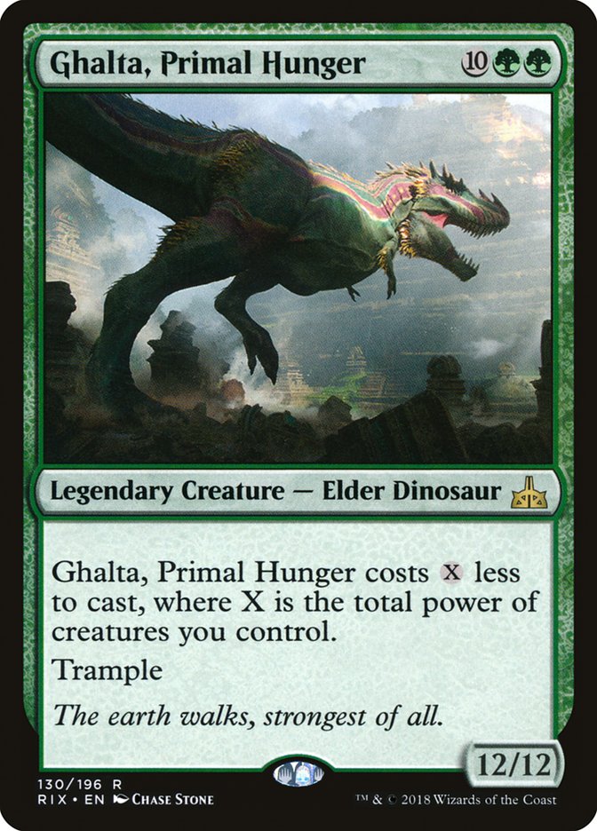 Ghalta, Primal Hunger [Rivals of Ixalan] | Rook's Games and More