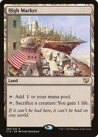 High Market [Commander 2015] | Rook's Games and More