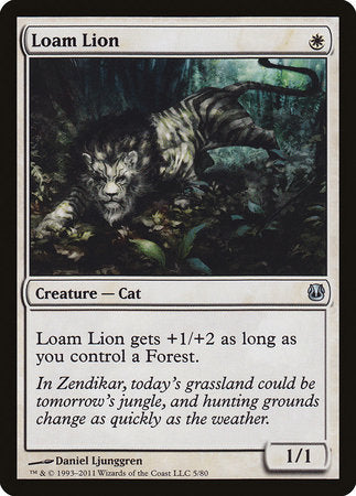 Loam Lion [Duel Decks: Ajani vs. Nicol Bolas] | Rook's Games and More