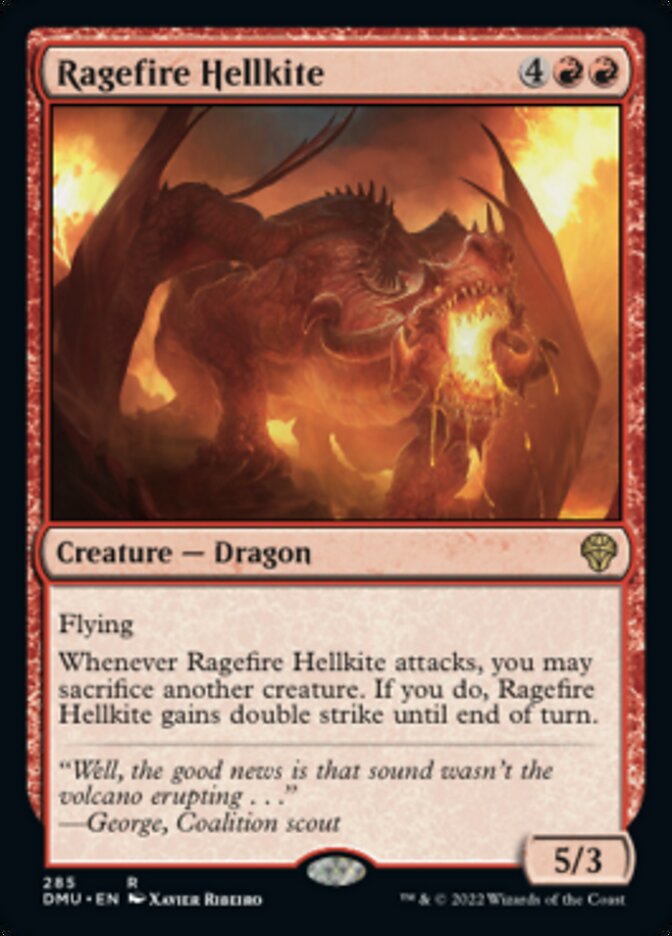 Ragefire Hellkite [Dominaria United] | Rook's Games and More