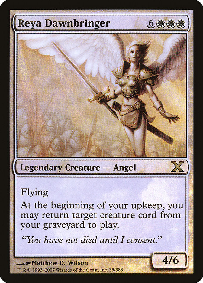 Reya Dawnbringer (Premium Foil) [Tenth Edition] | Rook's Games and More