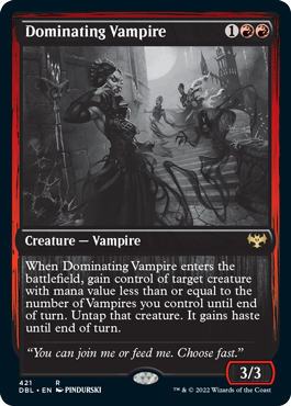 Dominating Vampire [Innistrad: Double Feature] | Rook's Games and More