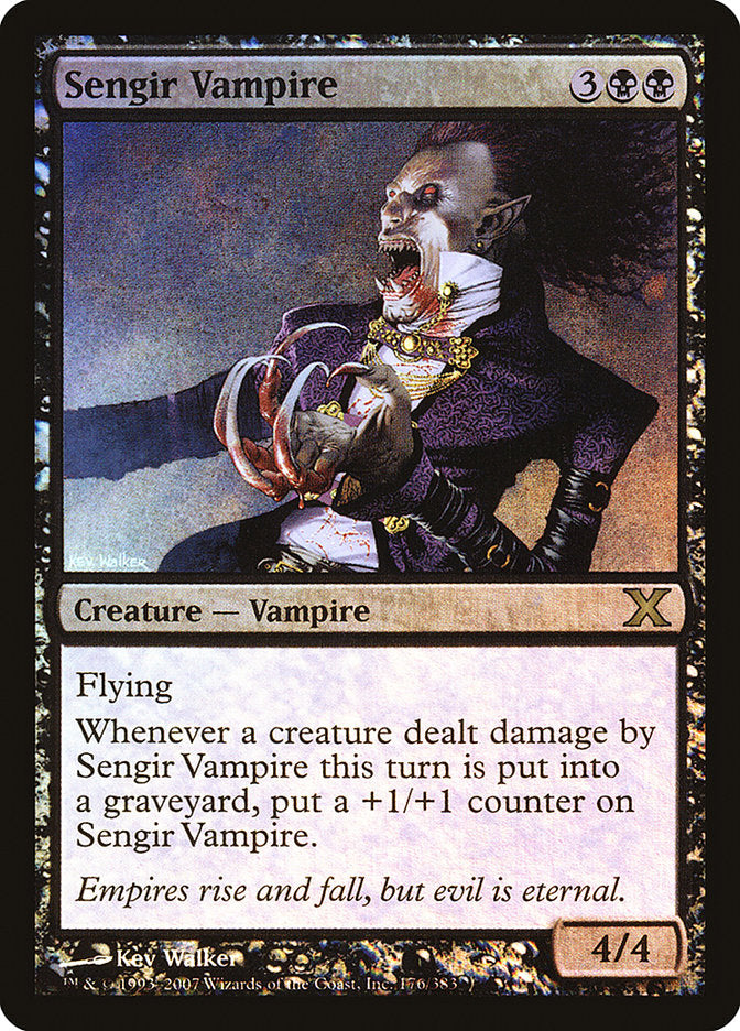 Sengir Vampire (Premium Foil) [Tenth Edition] | Rook's Games and More