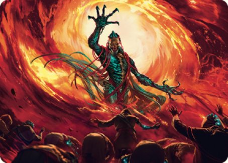 Gix, Yawgmoth Praetor Art Card [The Brothers' War Art Series] | Rook's Games and More