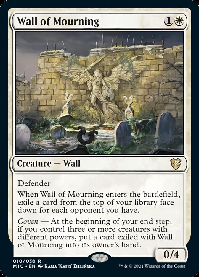 Wall of Mourning [Innistrad: Midnight Hunt Commander] | Rook's Games and More