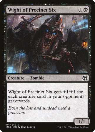 Wight of Precinct Six [Iconic Masters] | Rook's Games and More