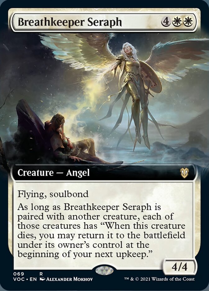Breathkeeper Seraph (Extended) [Innistrad: Crimson Vow Commander] | Rook's Games and More