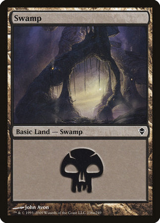 Swamp (238a) [Zendikar] | Rook's Games and More