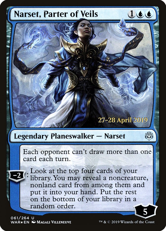 Narset, Parter of Veils  [War of the Spark Prerelease Promos] | Rook's Games and More