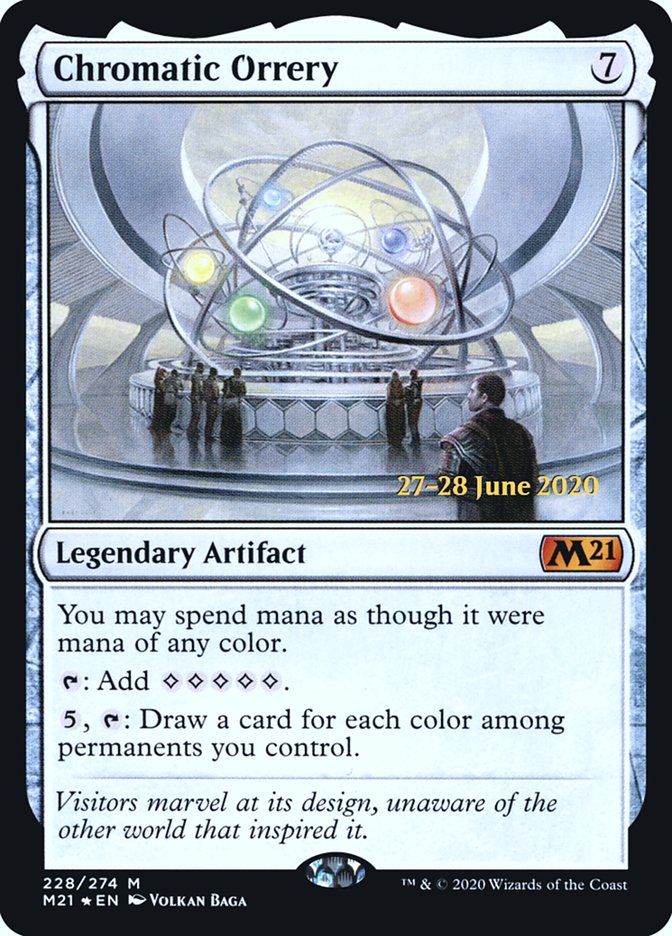 Chromatic Orrery  [Core Set 2021 Prerelease Promos] | Rook's Games and More