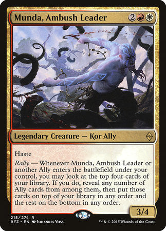 Munda, Ambush Leader [Battle for Zendikar] | Rook's Games and More