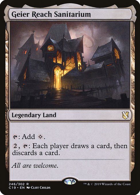 Geier Reach Sanitarium [Commander 2019] | Rook's Games and More