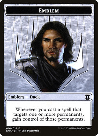 Emblem - Dack Fayden [Eternal Masters Tokens] | Rook's Games and More