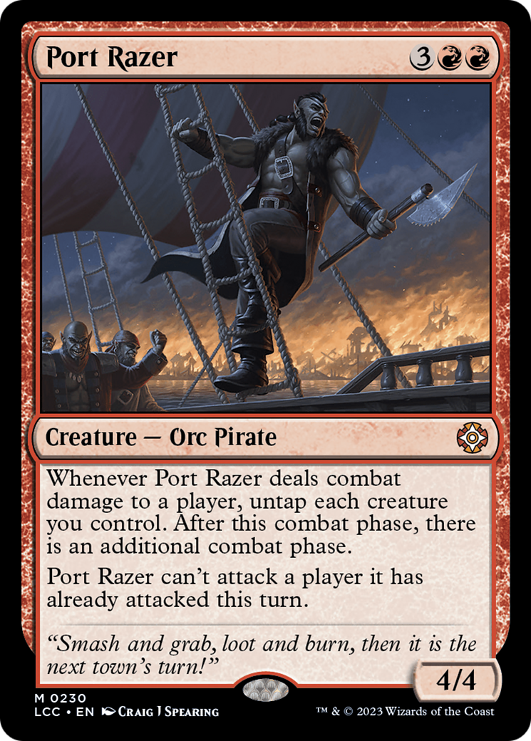 Port Razer [The Lost Caverns of Ixalan Commander] | Rook's Games and More