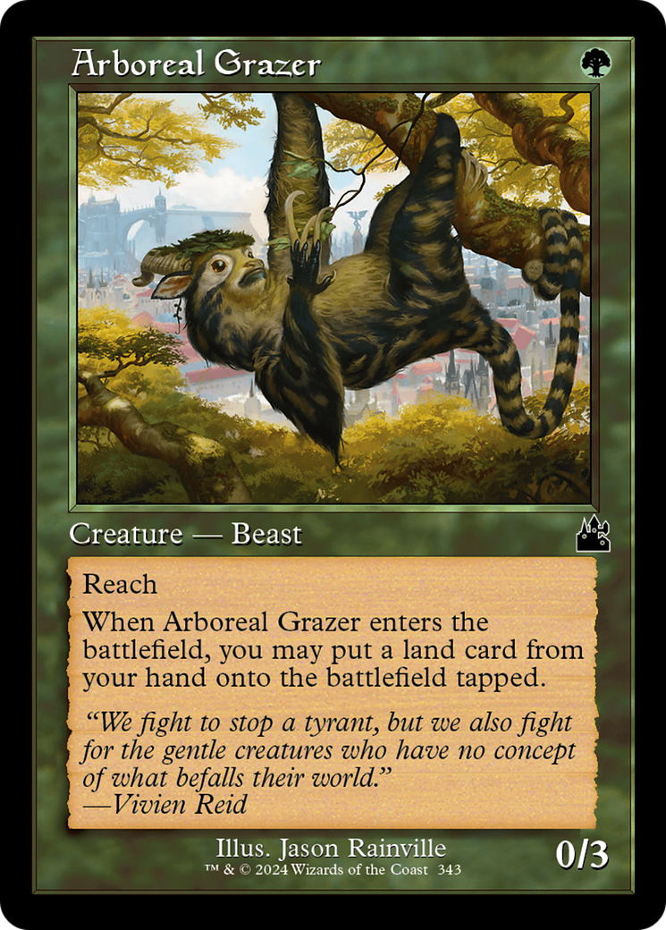 Arboreal Grazer (Retro Frame) [Ravnica Remastered] | Rook's Games and More